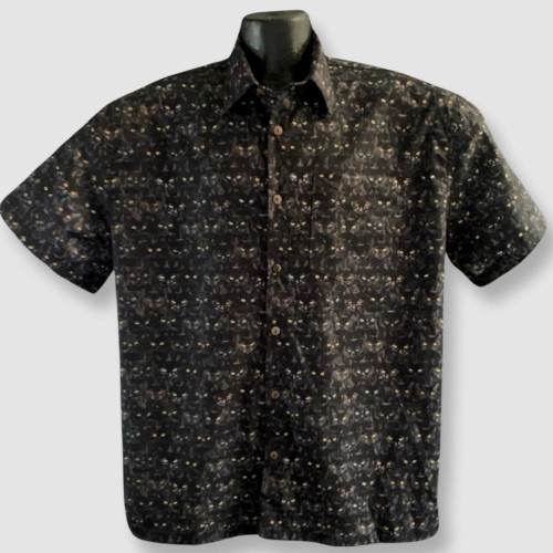 Black Cat Halloween Hawaiian Shirt